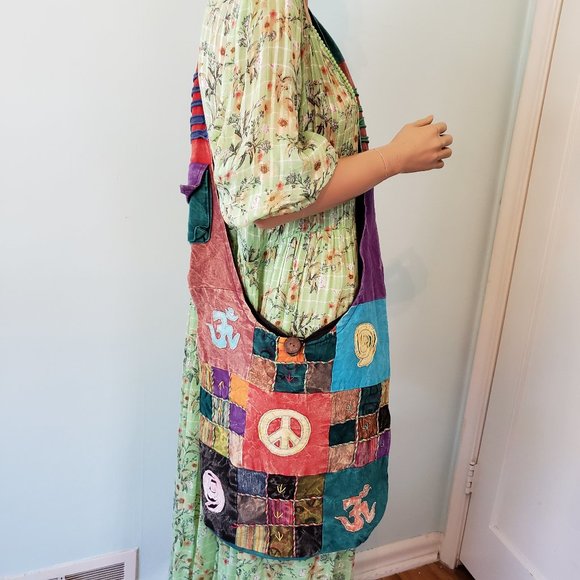 Cute Fabric bohemian bag, NWOT. - Picture 2 of 14